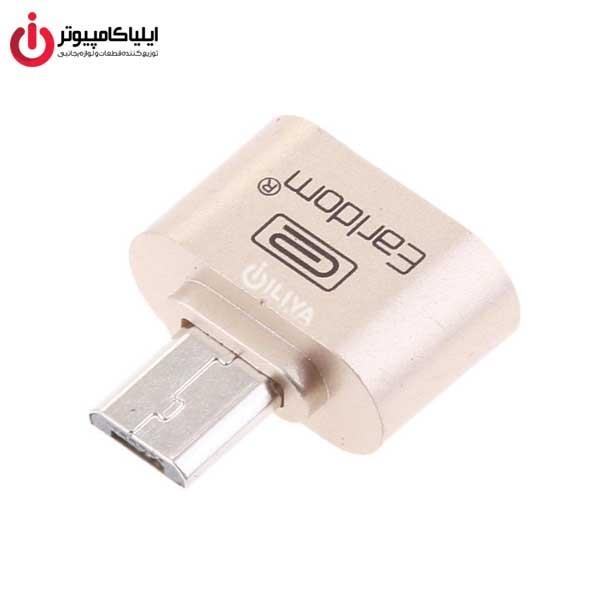 تبدیل OTG Micro USB به USB ارلدام مدل ET-OT1                                         Earldom ET-OT1 OTG Micro USB Flash Driver